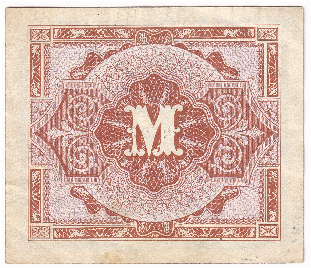 Germany 1944 5 Mark Note, Pick #134a, 9 Digit with F, AU