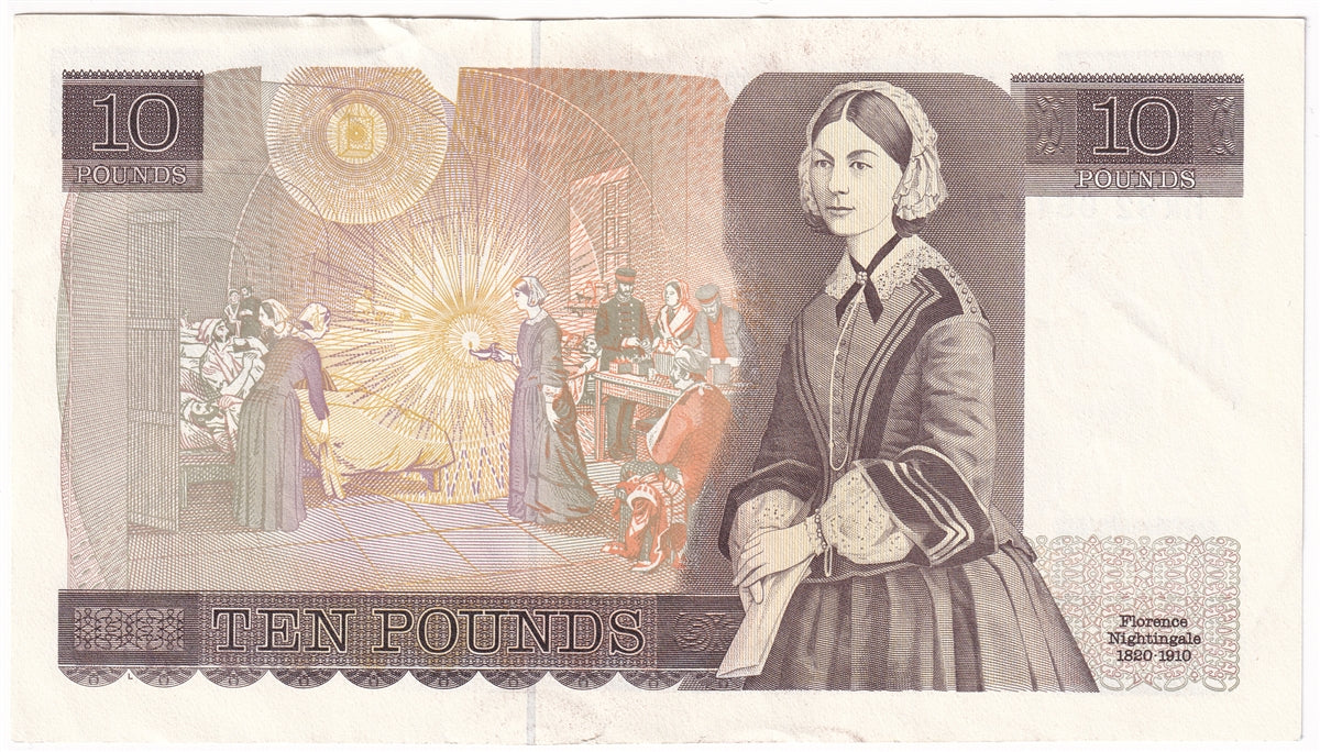 Great Britain 1988 10 Pound Note, BE164b, AU