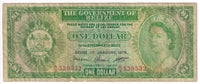 Belize 1976 1 Dollar Note, Pick #33c, Circ.