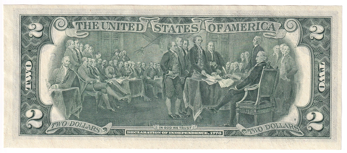 USA 1976 $2 Note, FR #1935F, Neff-Simon, Atlanta, CUNC
