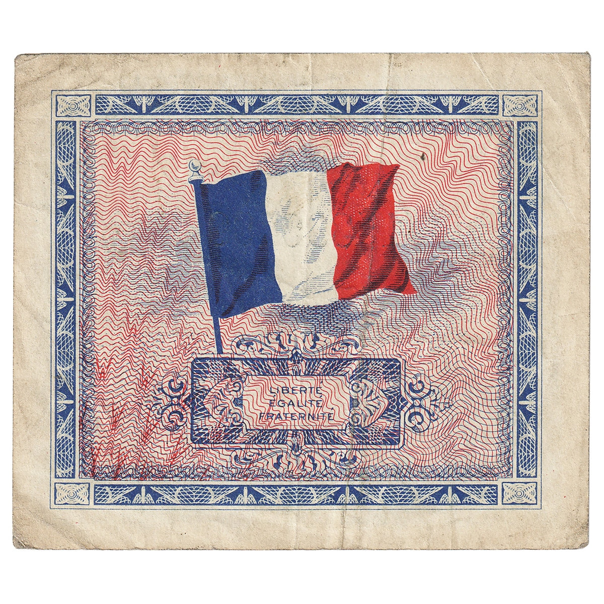 France 1944 5 Franc Note, Pick #115a, VF-EF