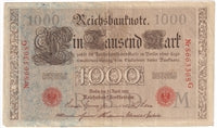 Germany 1910 1,000 Mark Note, Pick #44b, VF-EF