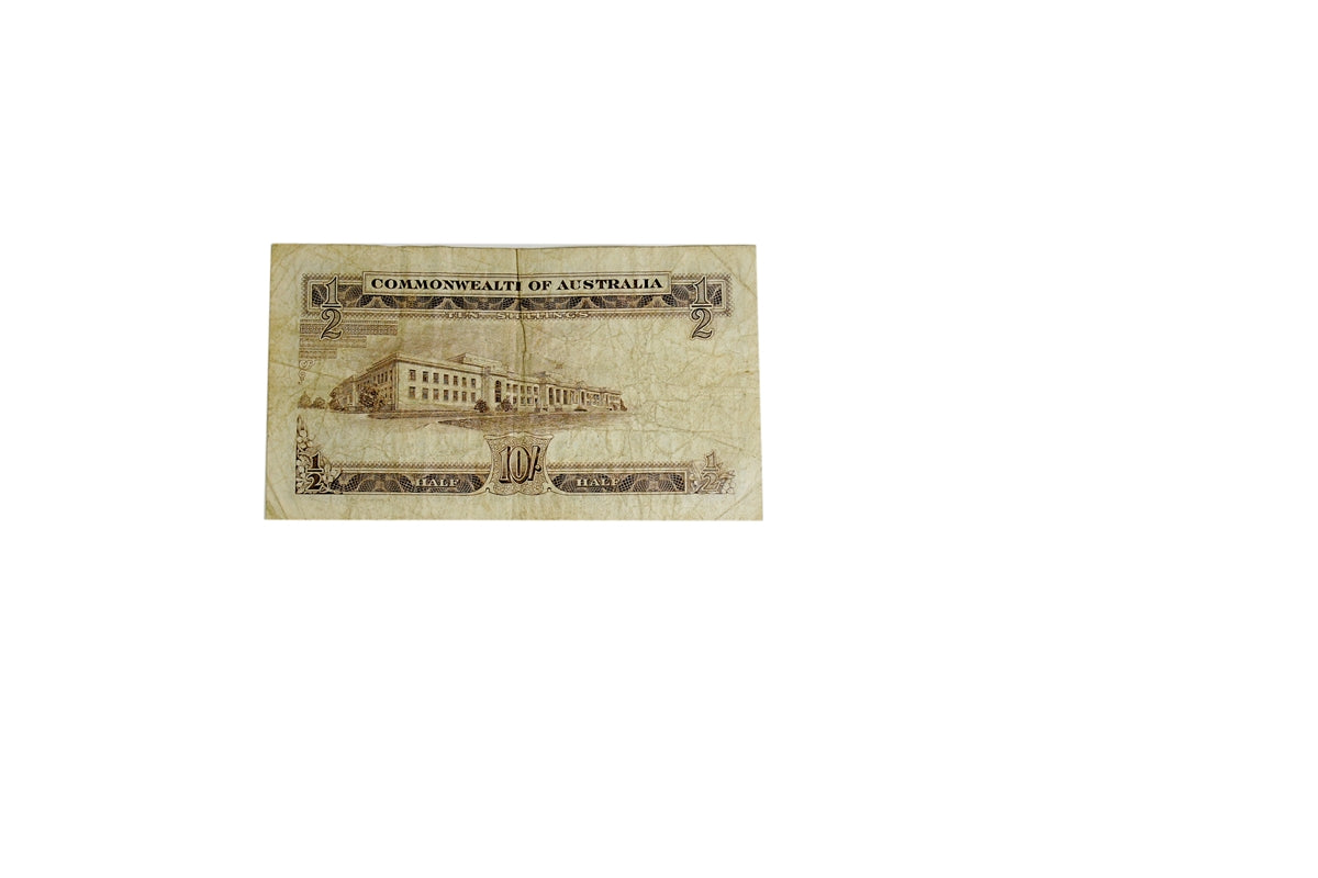 Australia 1954-60 10 Shilling Note, Pick #29a, F-VF