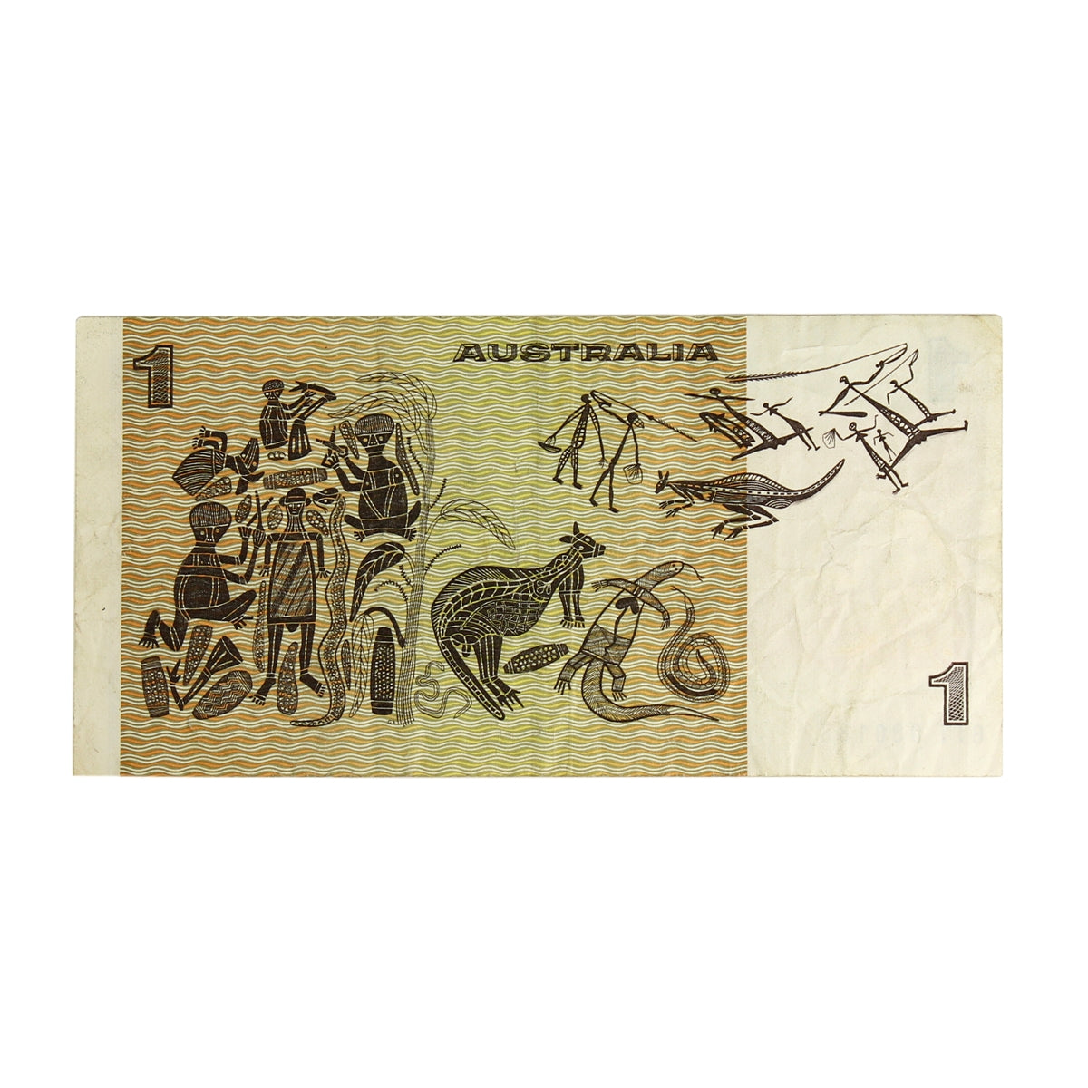 Australia 1974 1 Dollar Note, Pick #42a, VF