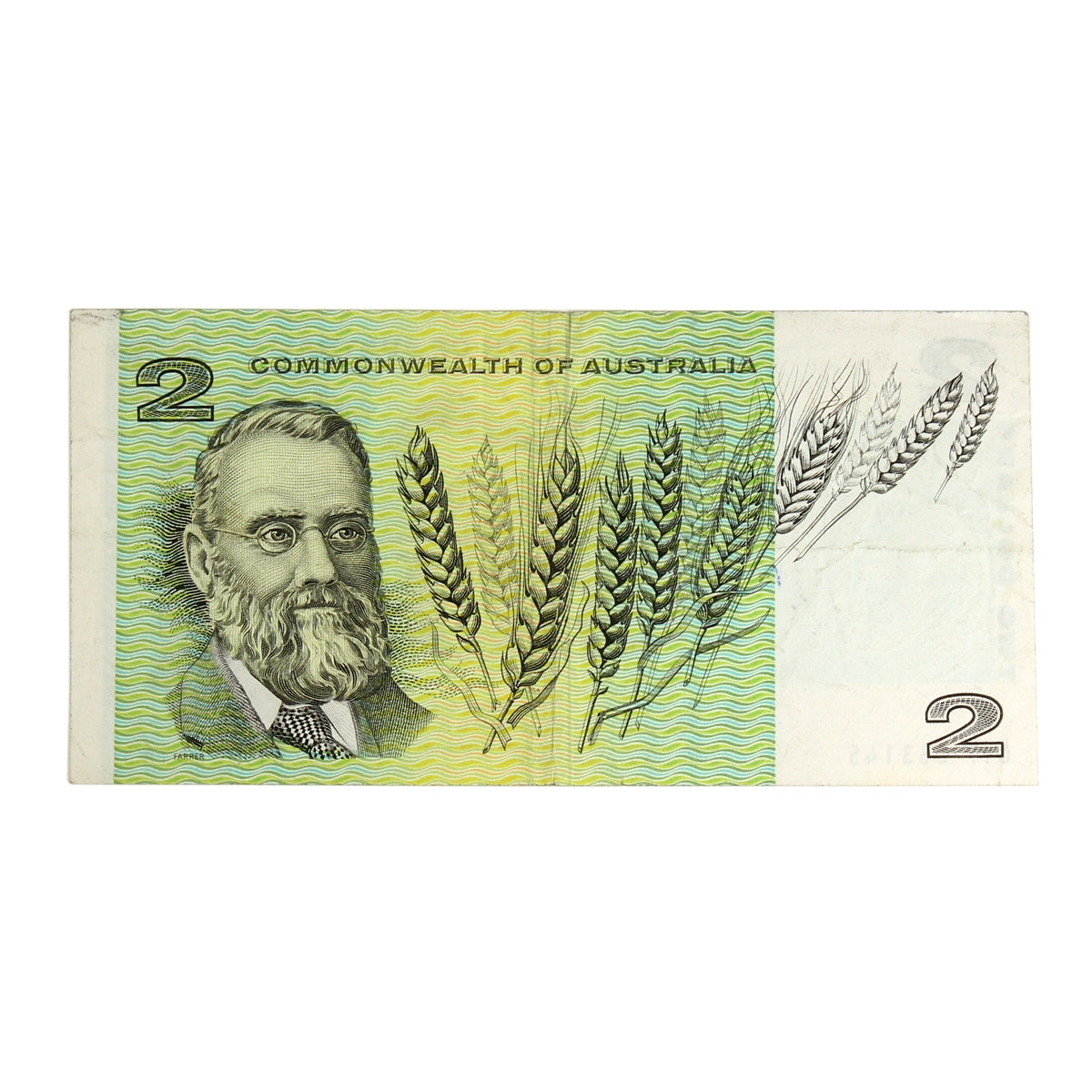 Australia 1972 2 Dollar Note, Pick #38d, VF