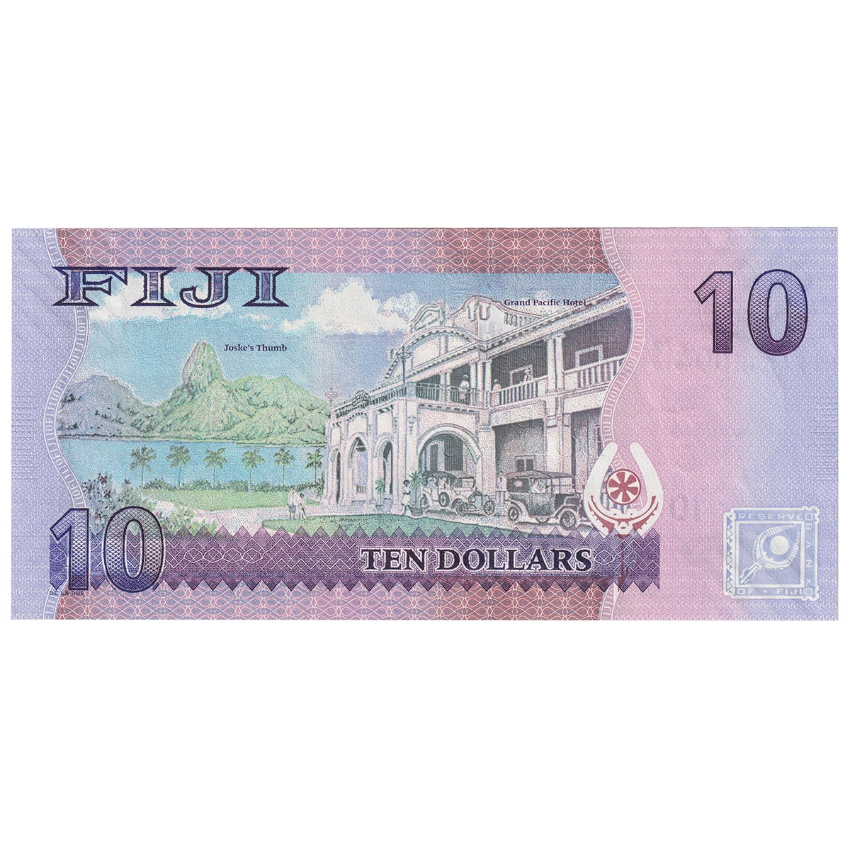 Fiji 2013 10 Dollar Note, Pick #116a, UNC