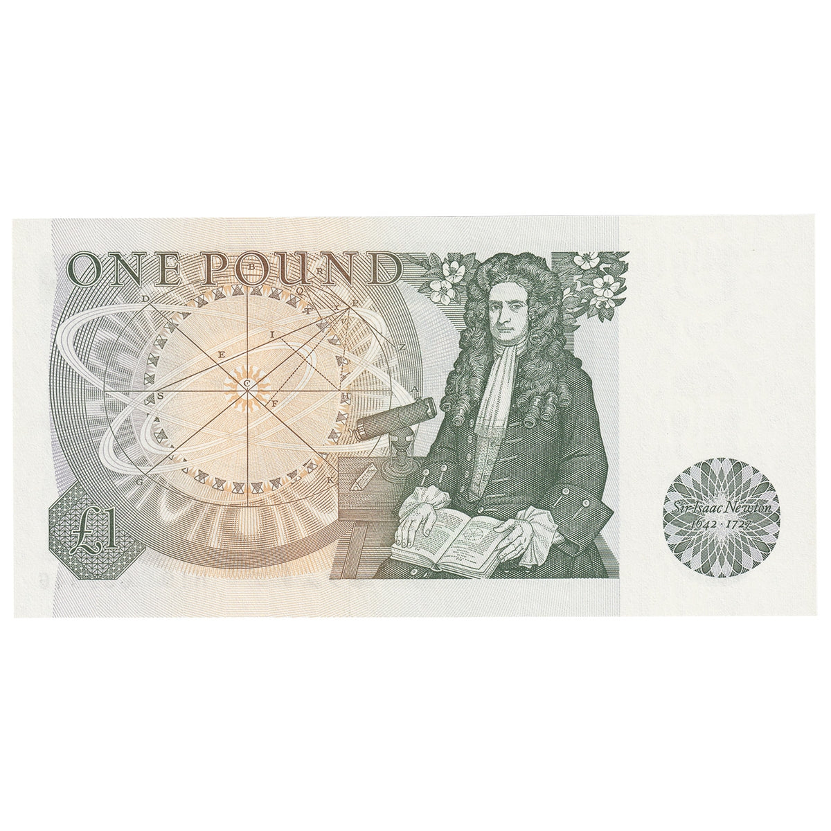 Great Britain 1 Pound Note, Pick #377a, UNC