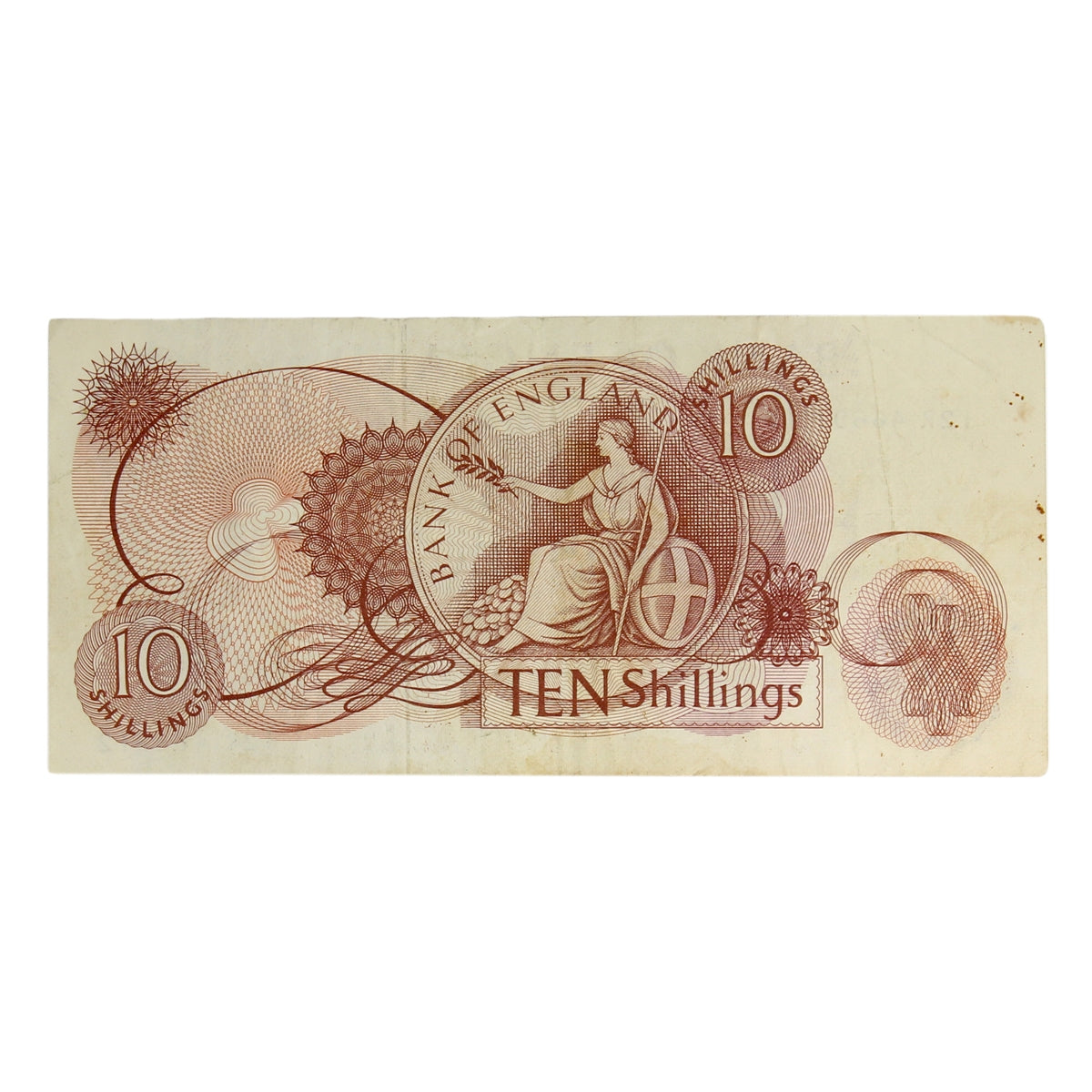 Great Britain 1963 10 Shilling Note, BE37d, __R, VF