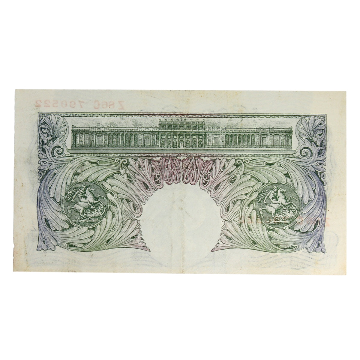 Great Britain 1950 1 Pound Note, BE54g, EF