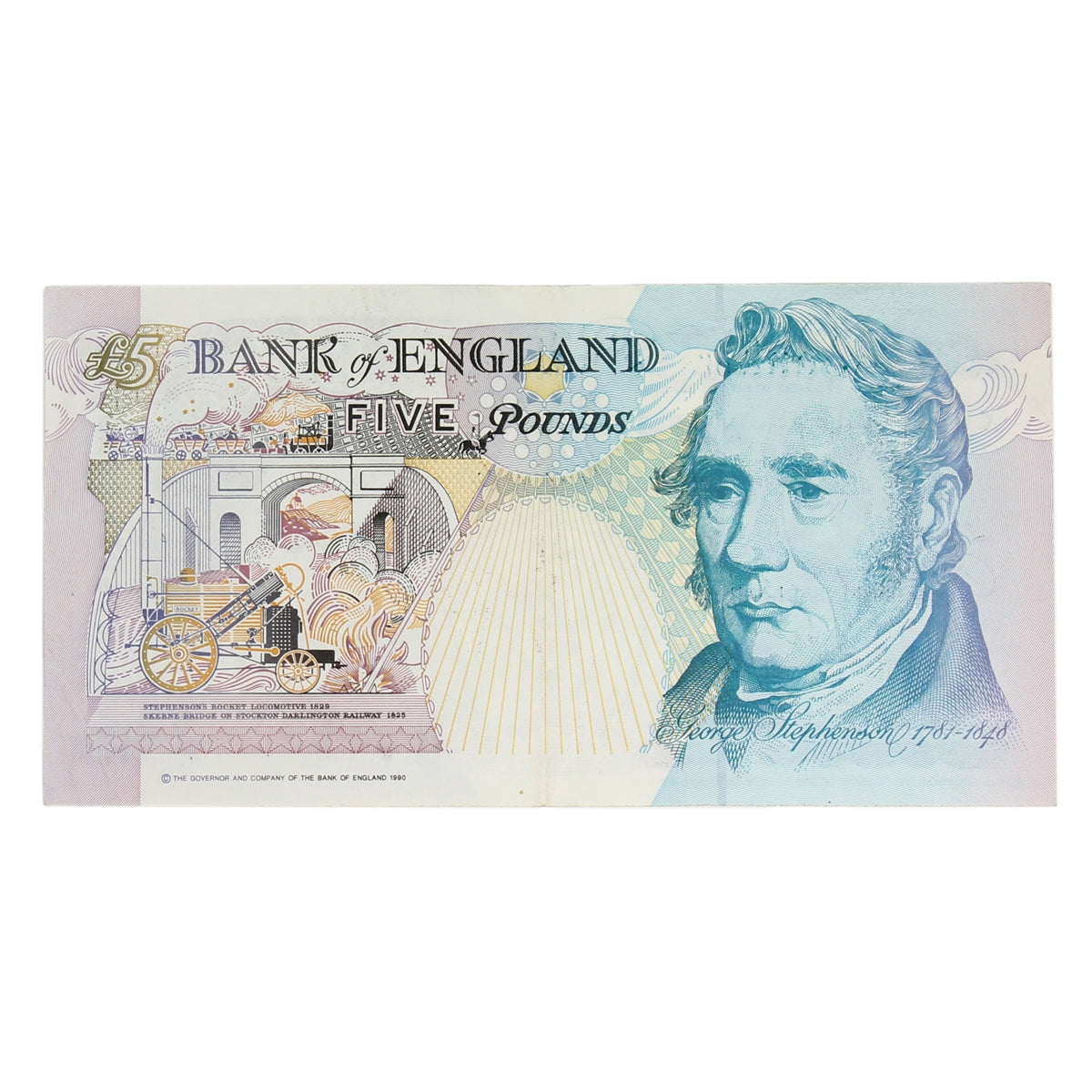 Great Britain 1993 5 Pound Note, BE121c, EF