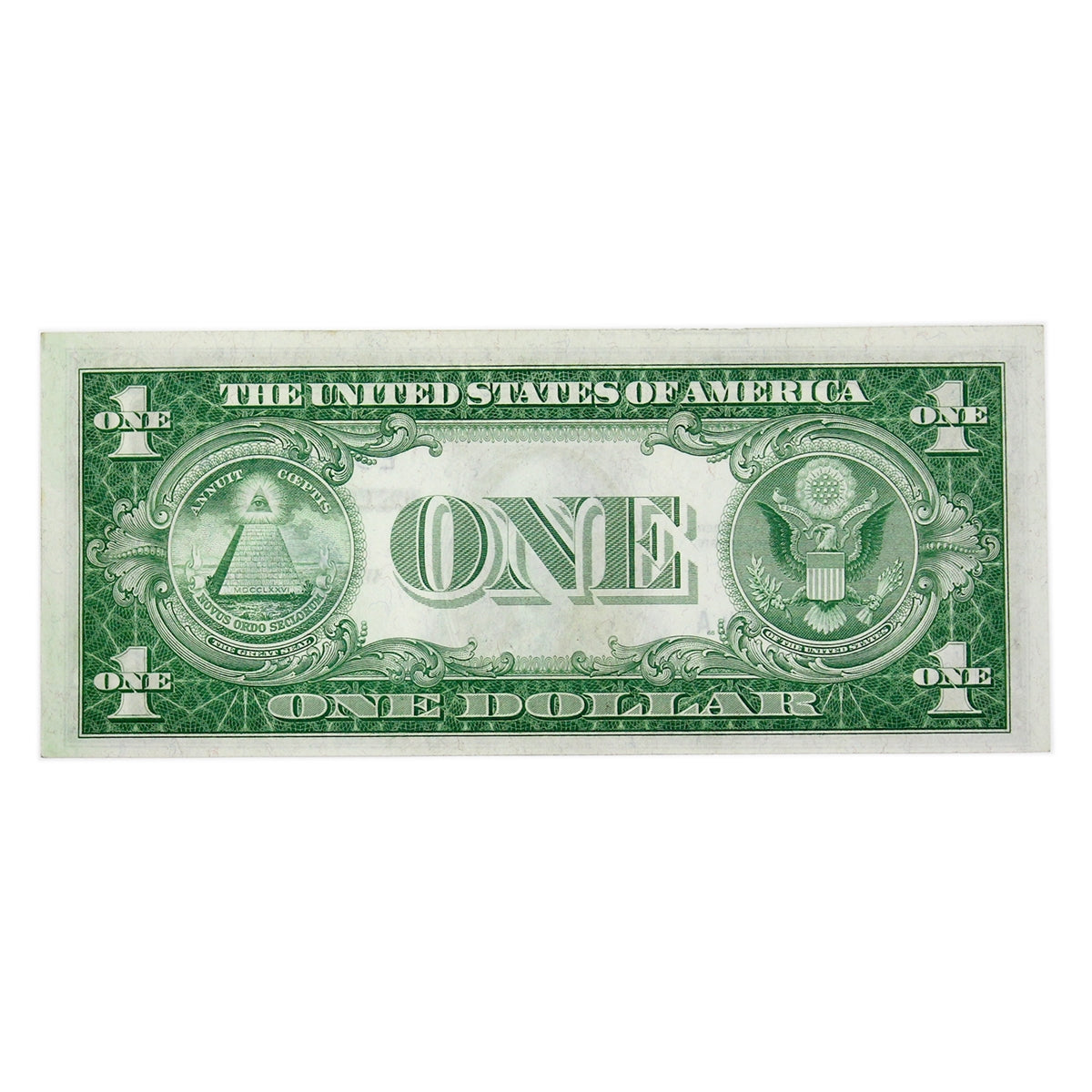 USA 1935 $1 Note, FR #1607, Julian-Morgenthau, Silver Certificate, AU