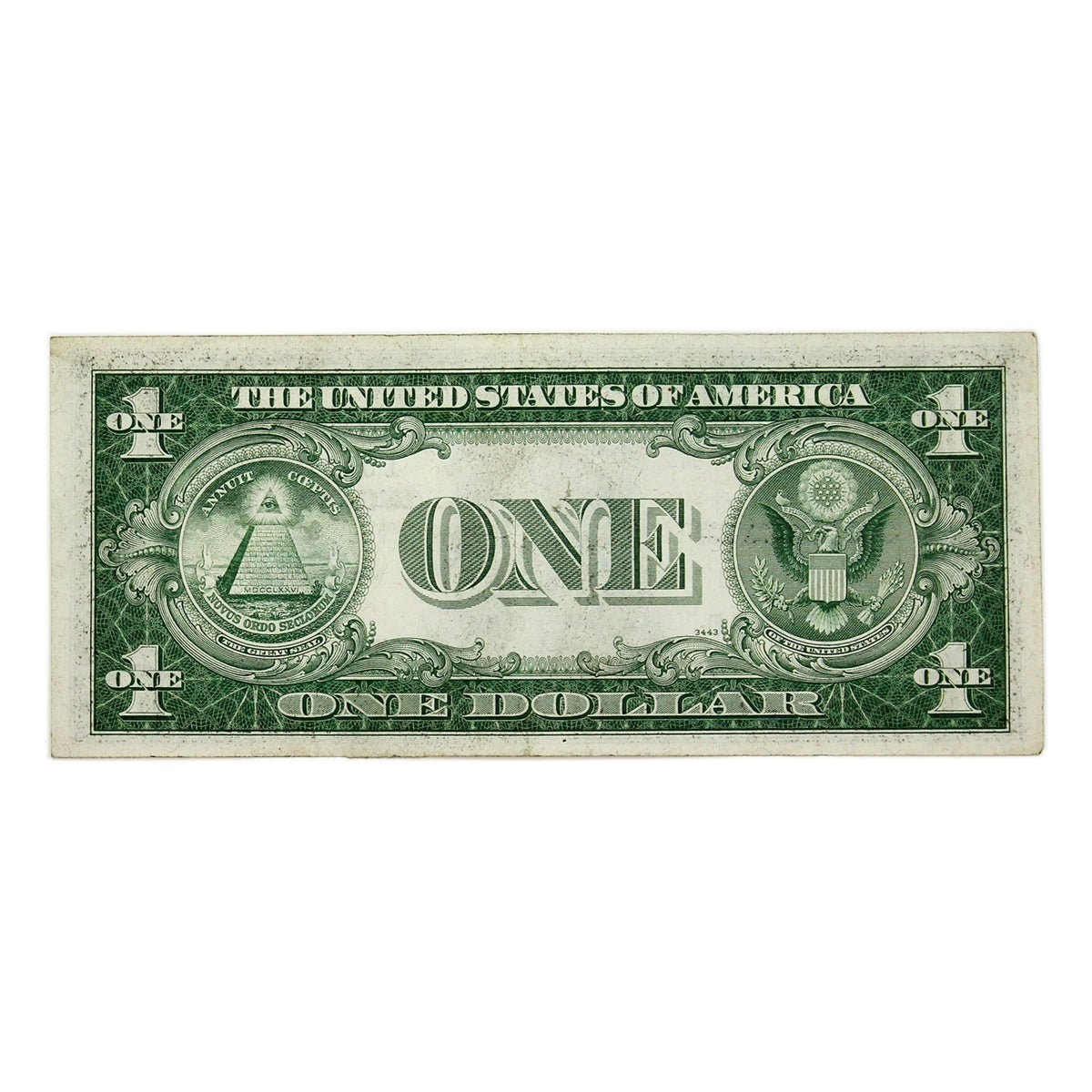 USA 1935B $1 Note, FR #1611, Julian-Vinson, Silver Certificate, VF-EF