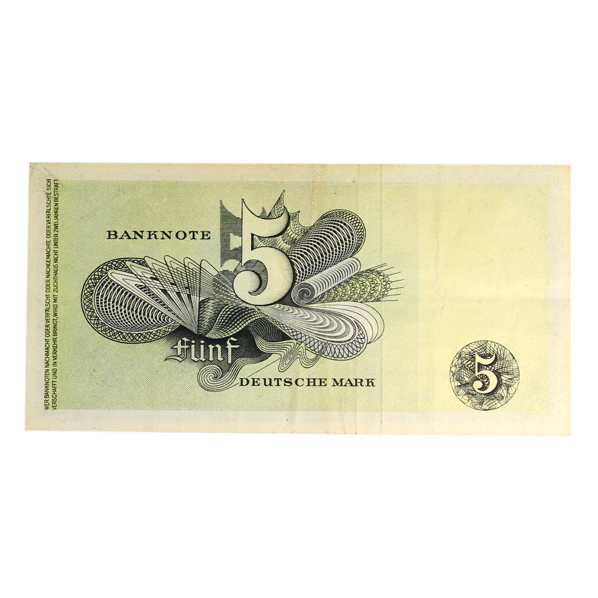 Germany 1948 5 Deutsche Mark Note, Pick #13e, VF-EF