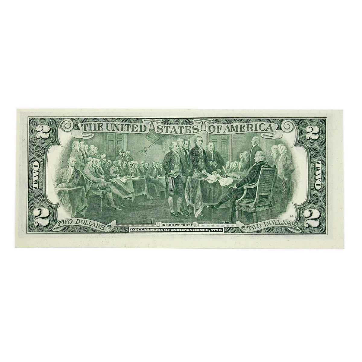 USA 1976 $2 Note, FR #1935A, Neff-Simon, Boston, AU