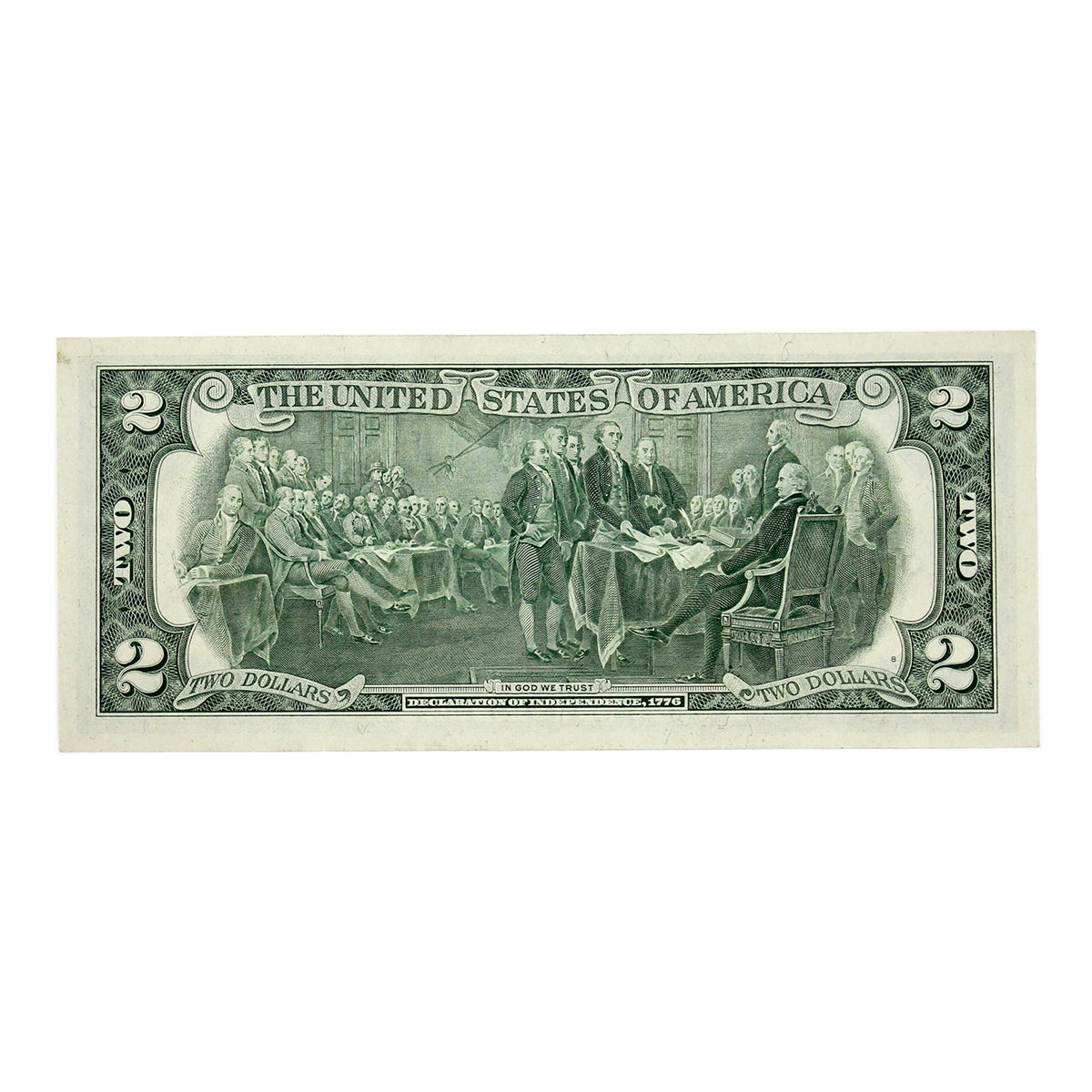 USA 1976 $2 Note, FR #1935F, Neff-Simon, Atlanta, AU