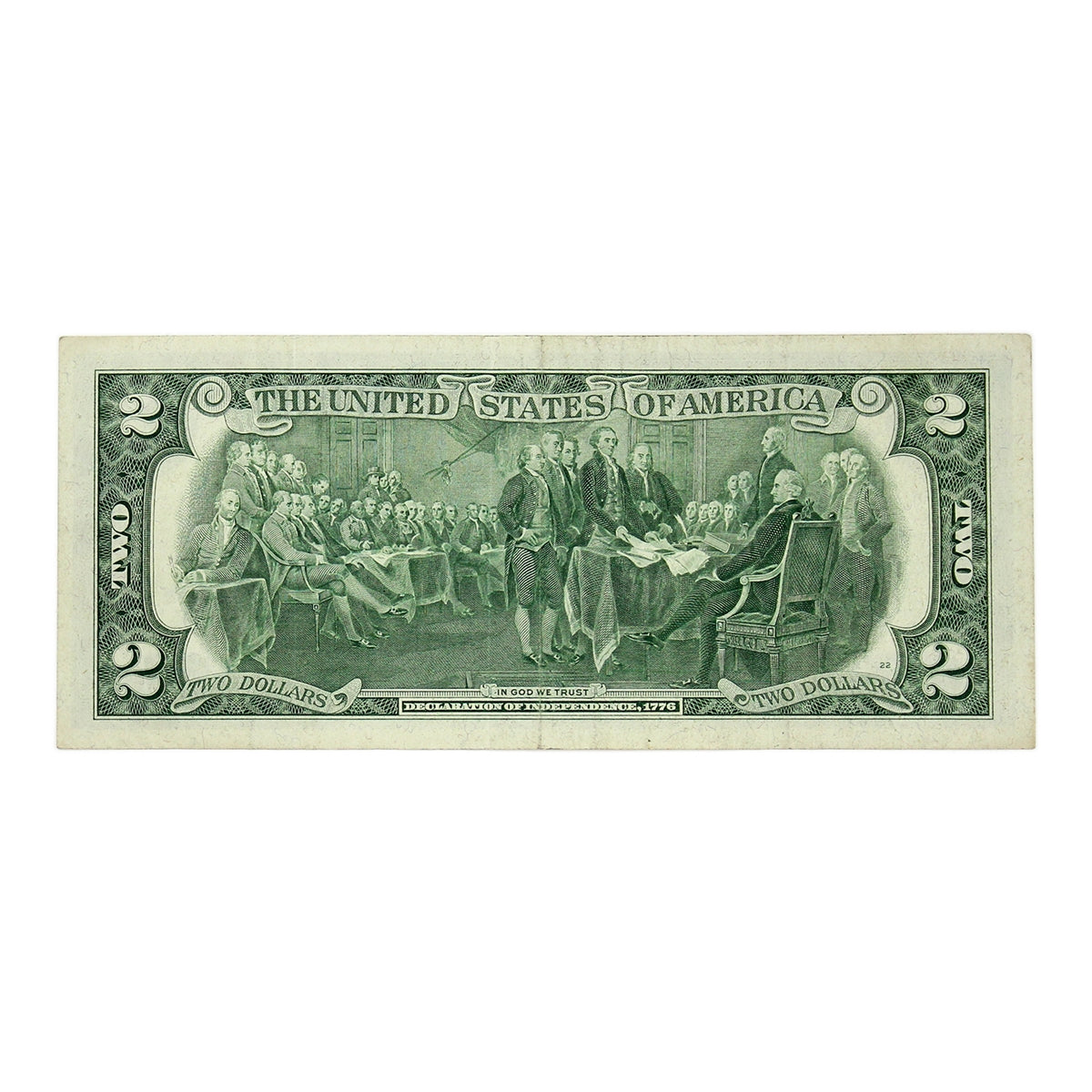 USA 1976 $2 Note, FR #1935I, Neff-Simon, Minneapolis, CIRC