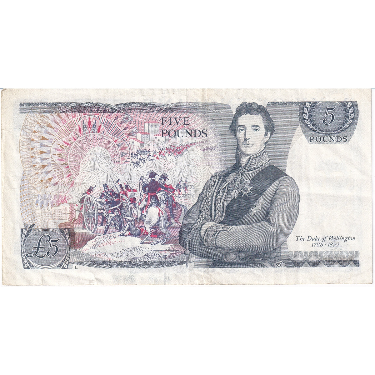 Great Britain 1973 5 Pound Note, BE110c, VF-EF