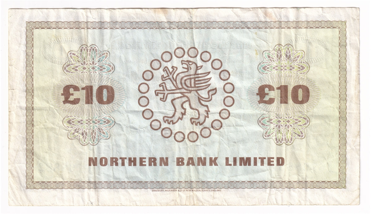 Ireland Note 1988 10 Pounds, VF