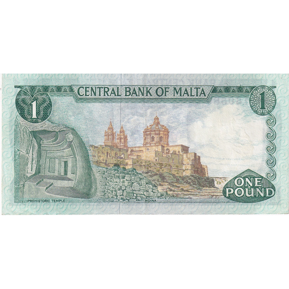Malta Note 1967 1 Lira, EF-AU