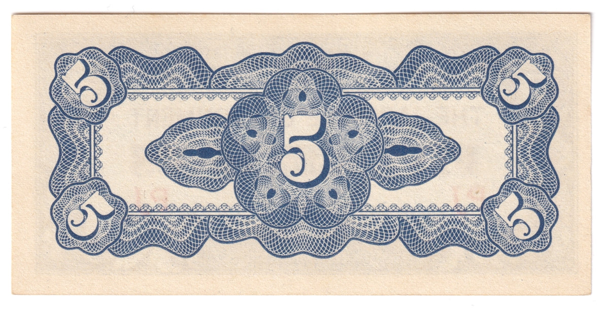 Philippines Note 1942 5 Centavos, UNC