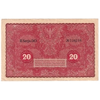 Poland 1919 20 Marek Note, Pick #26, EF