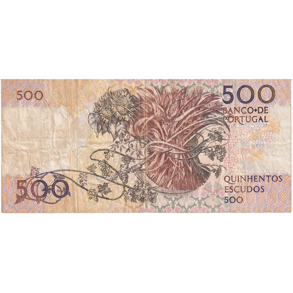 Portugal Note 1988 500 Escudos, VF