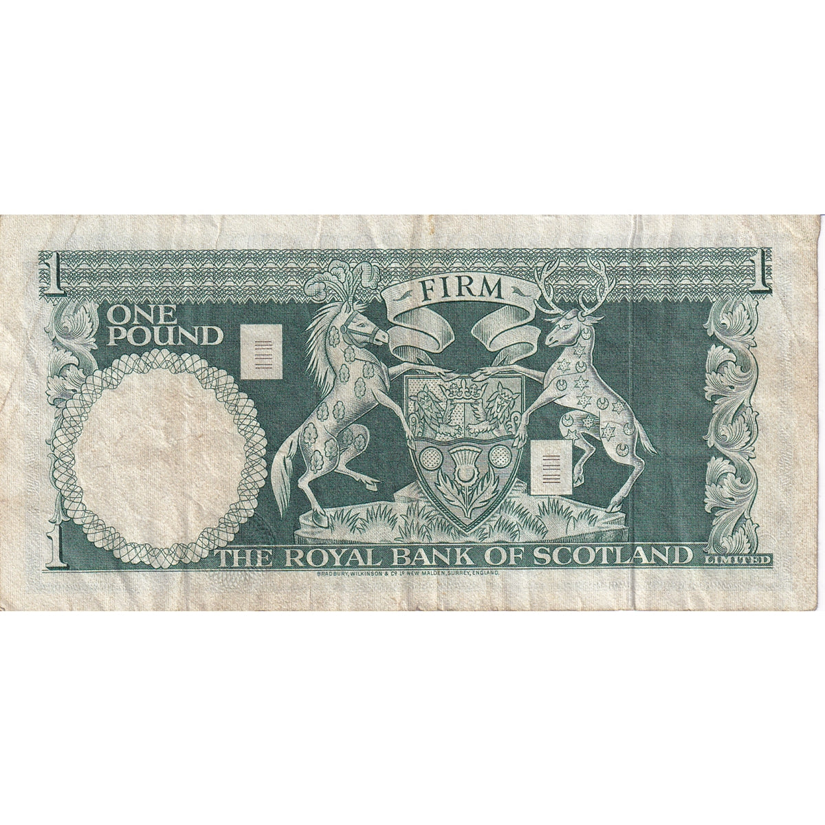 Scotland 1969 Royal Bank of Scotland 1 Pound Note, VF