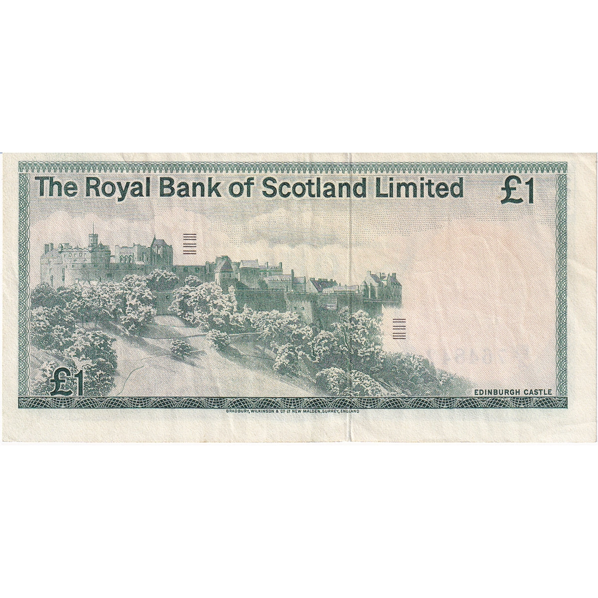 Scotland 1976 Royal Bank of Scotland 1 Pound Note, EF