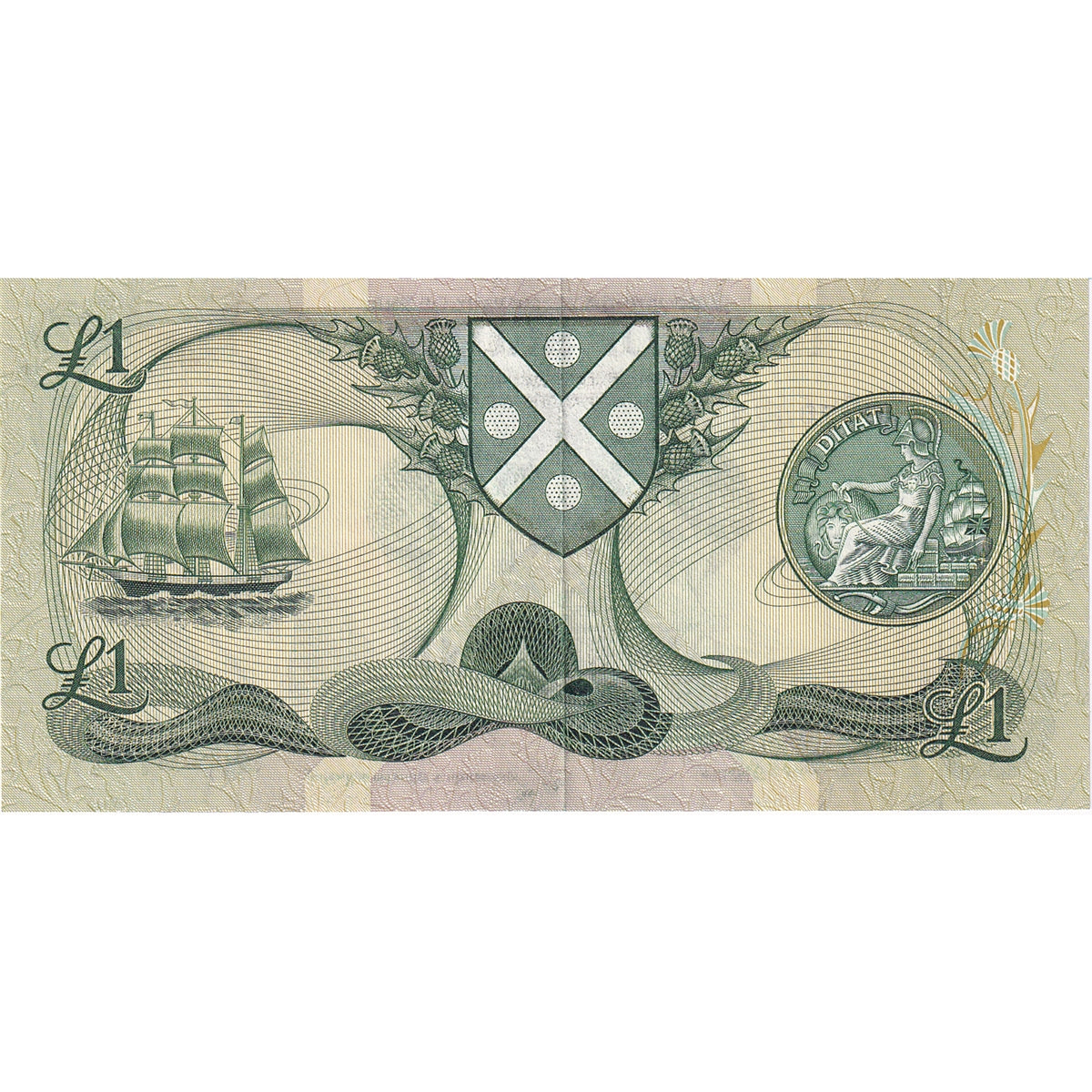 Scotland 1985 Bank of Scotland 1 Pound Note, EF-AU