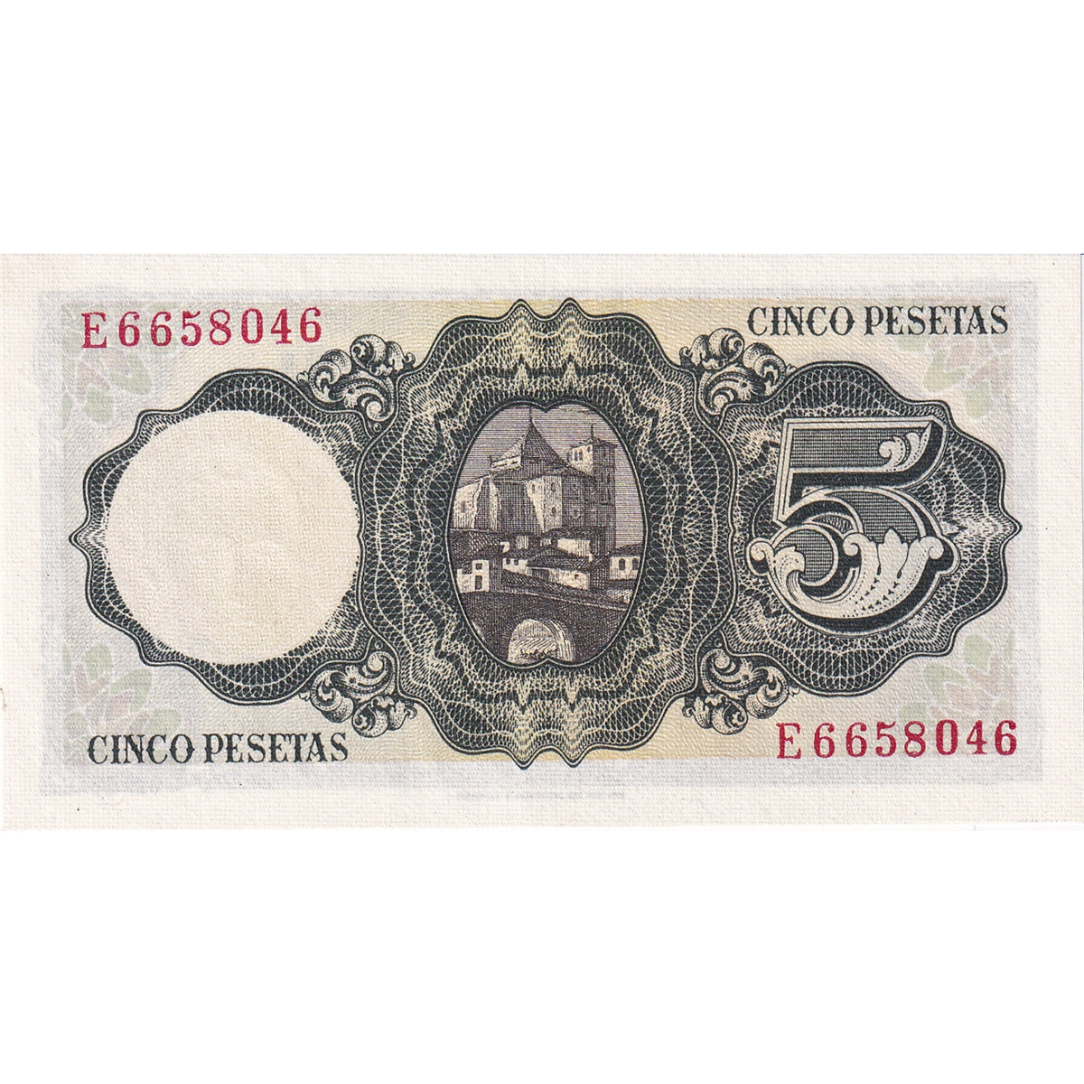 Spain Note 1951 5 Pesetas, UNC