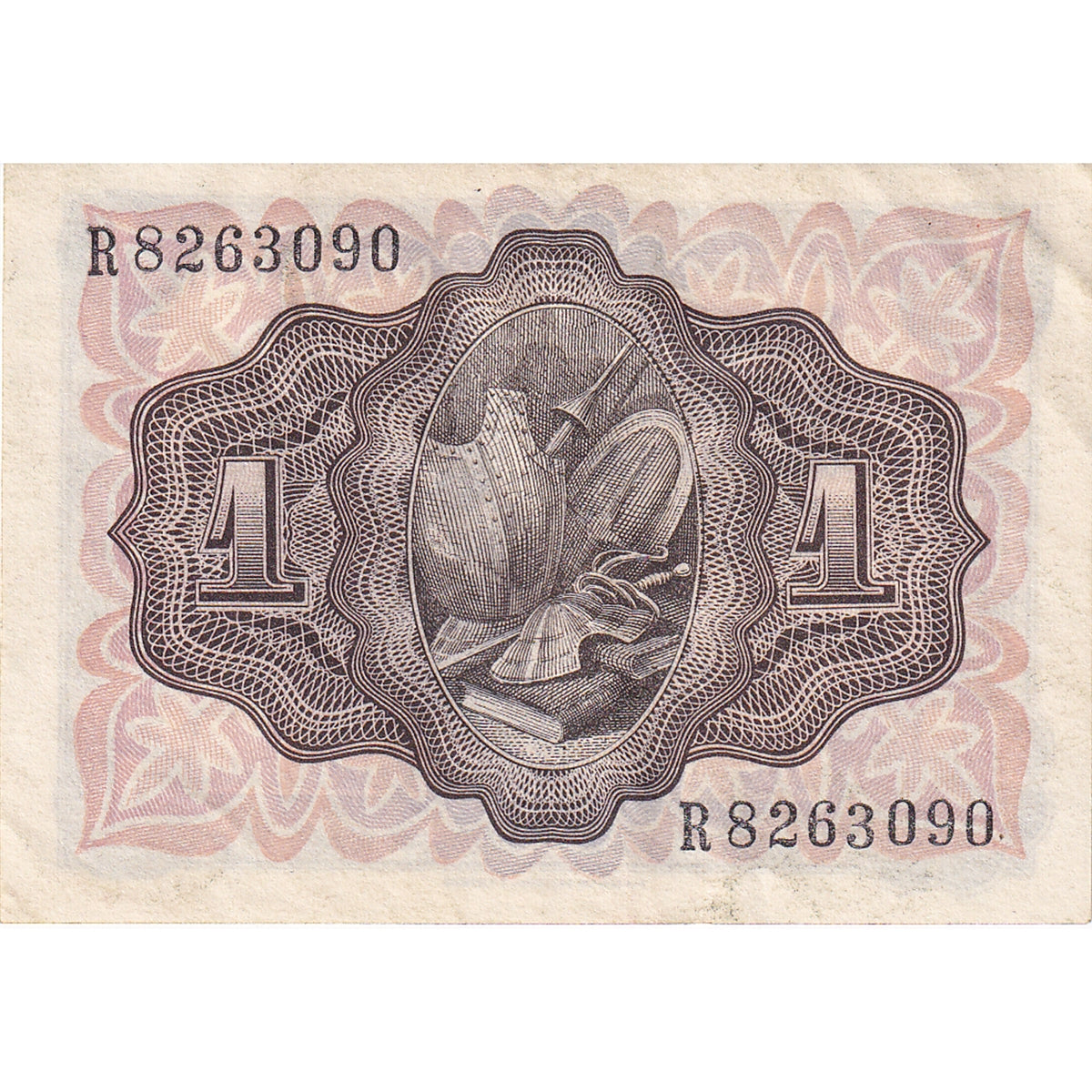 Spain Note 1951 1 Peseta, AU
