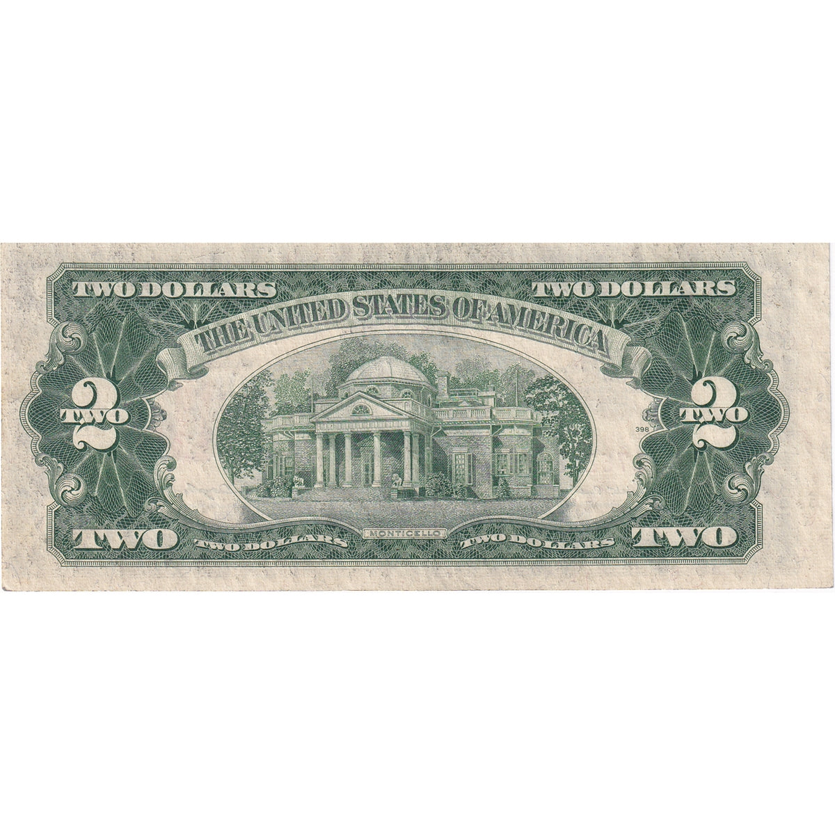 USA 1953B $2 Note, FR #1511, Smith-Dillon, AU