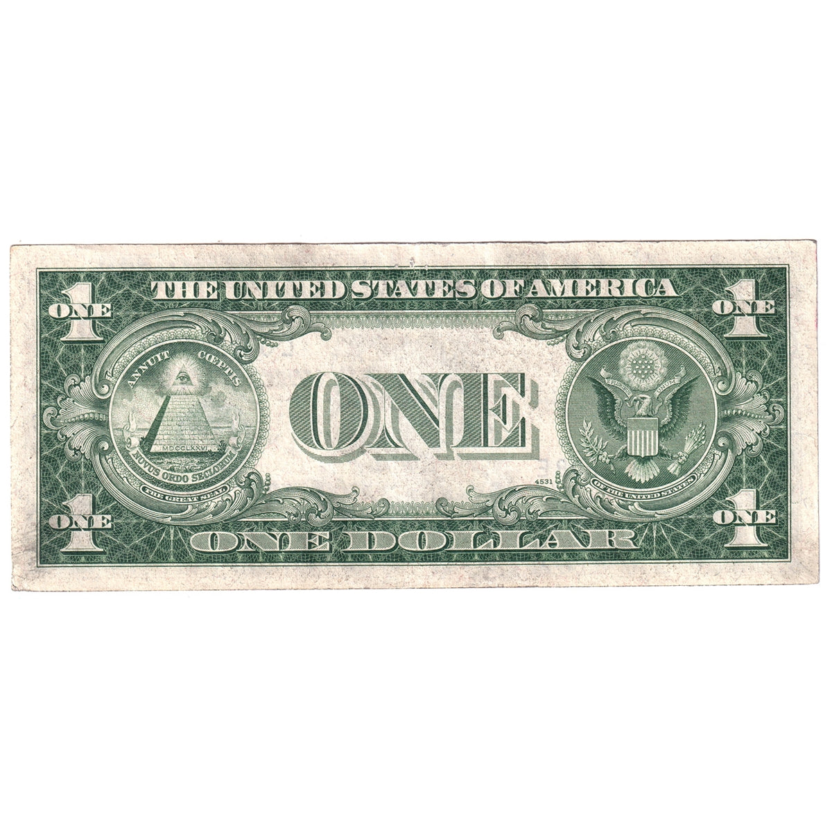 USA 1935C $1 Note, FR #1612, Julian-Snyder, Silver Certificate, AU