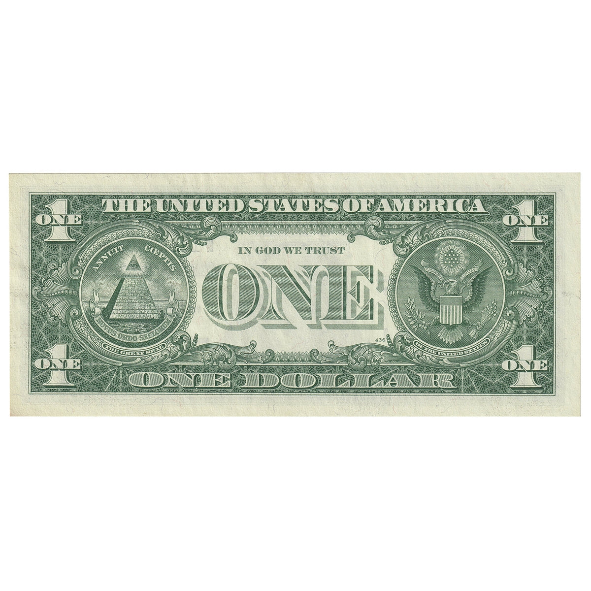 USA 1957B $1 Note, FR #1621, Granahan-Dillon, Silver Certificate, UNC
