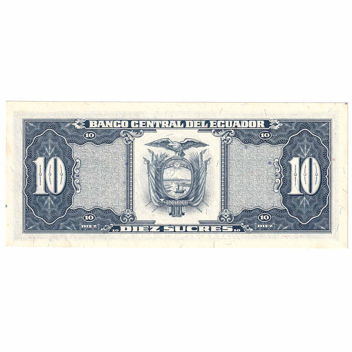 Ecuador Note 1988 10 Secres, UNC