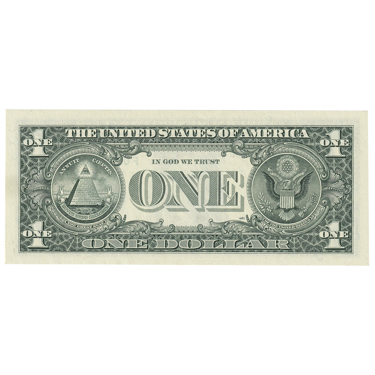 USA 1993 $1 Note, FR #1918F*, Withrow-Bentsen, Star Note, Atlanta, UNC