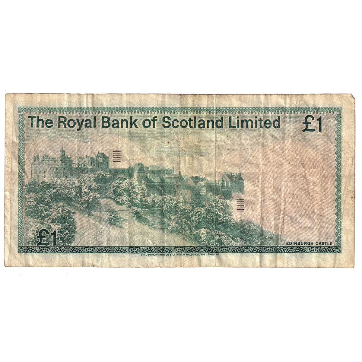 Scotland 1972 Royal Bank of Scotland 1 Pound Note, VF
