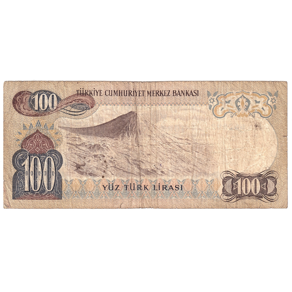 Turkey Note 1972 100 Lira, F
