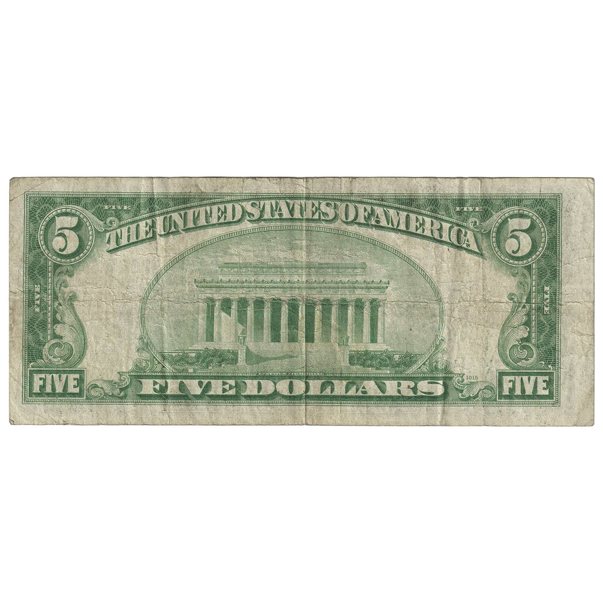 USA 1934A $5 Note, FR #1651, Julian-Morgenthau, Silver Certificate, F-VF