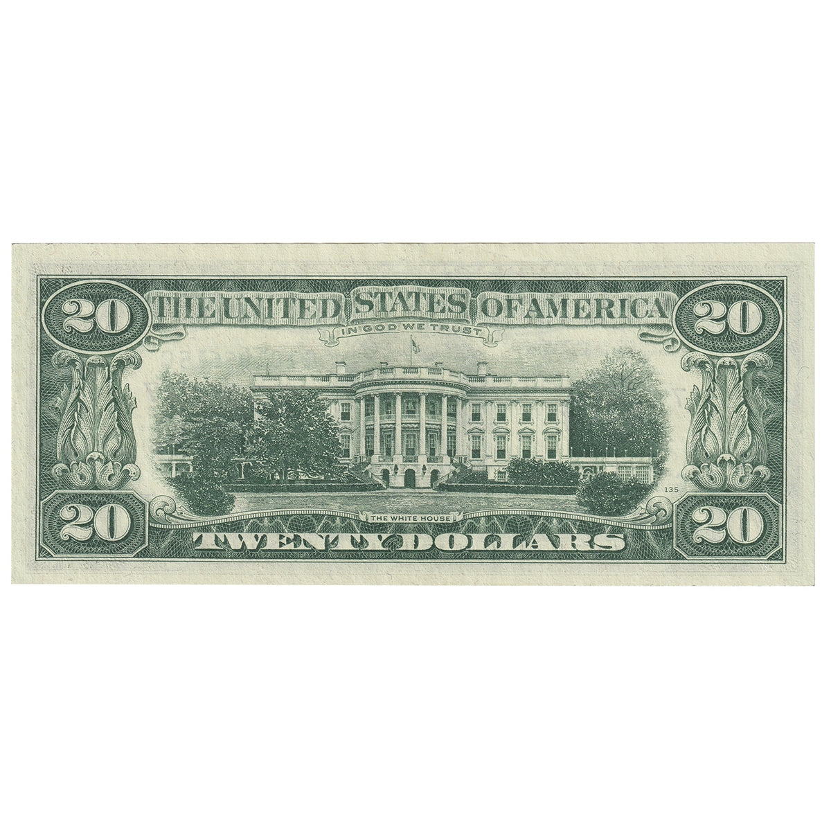 USA 1969C $20 Note, FR #2070G, Banuelos-Shultz, Chicago, UNC