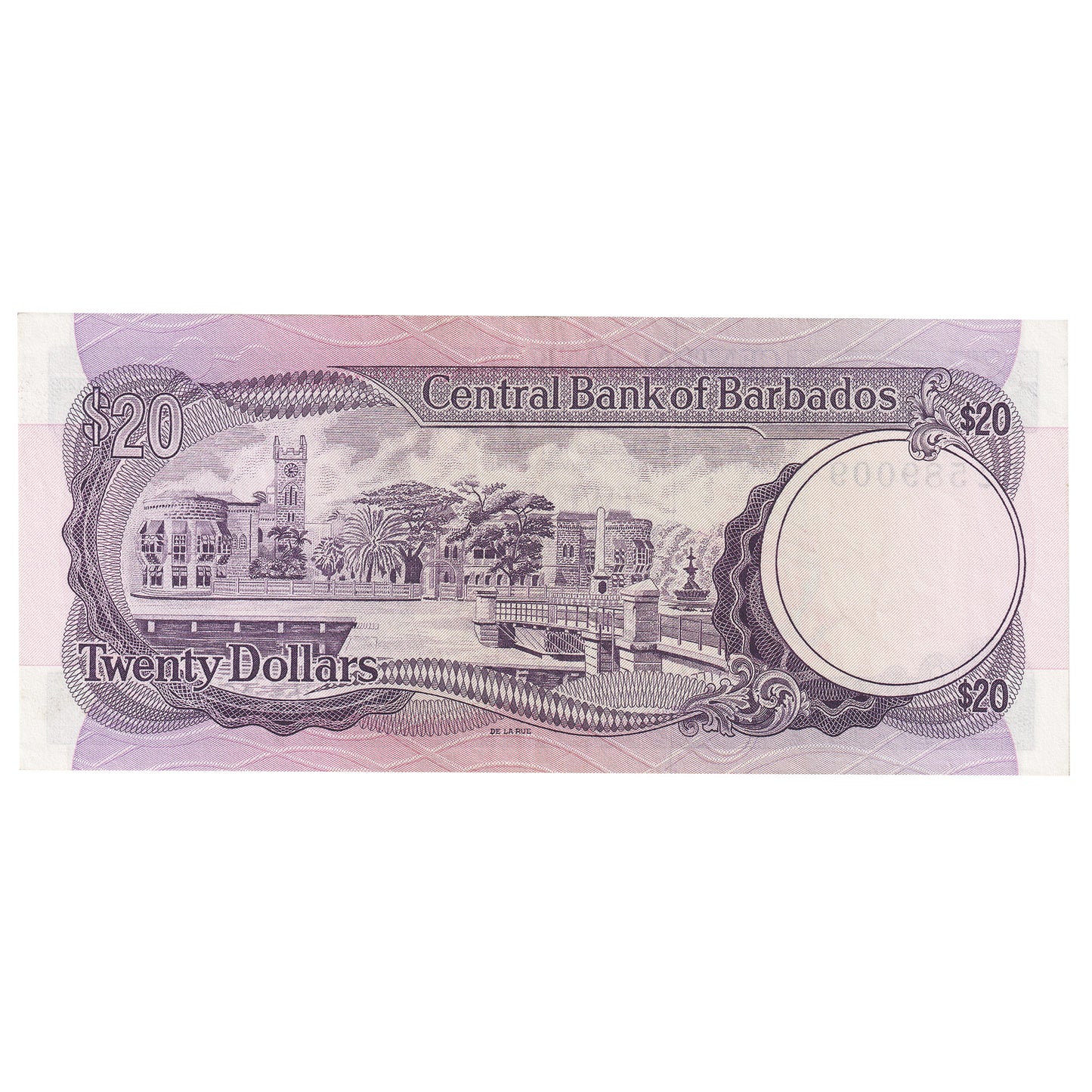 Barbados 20 Dollar Note, Pick #34a, UNC