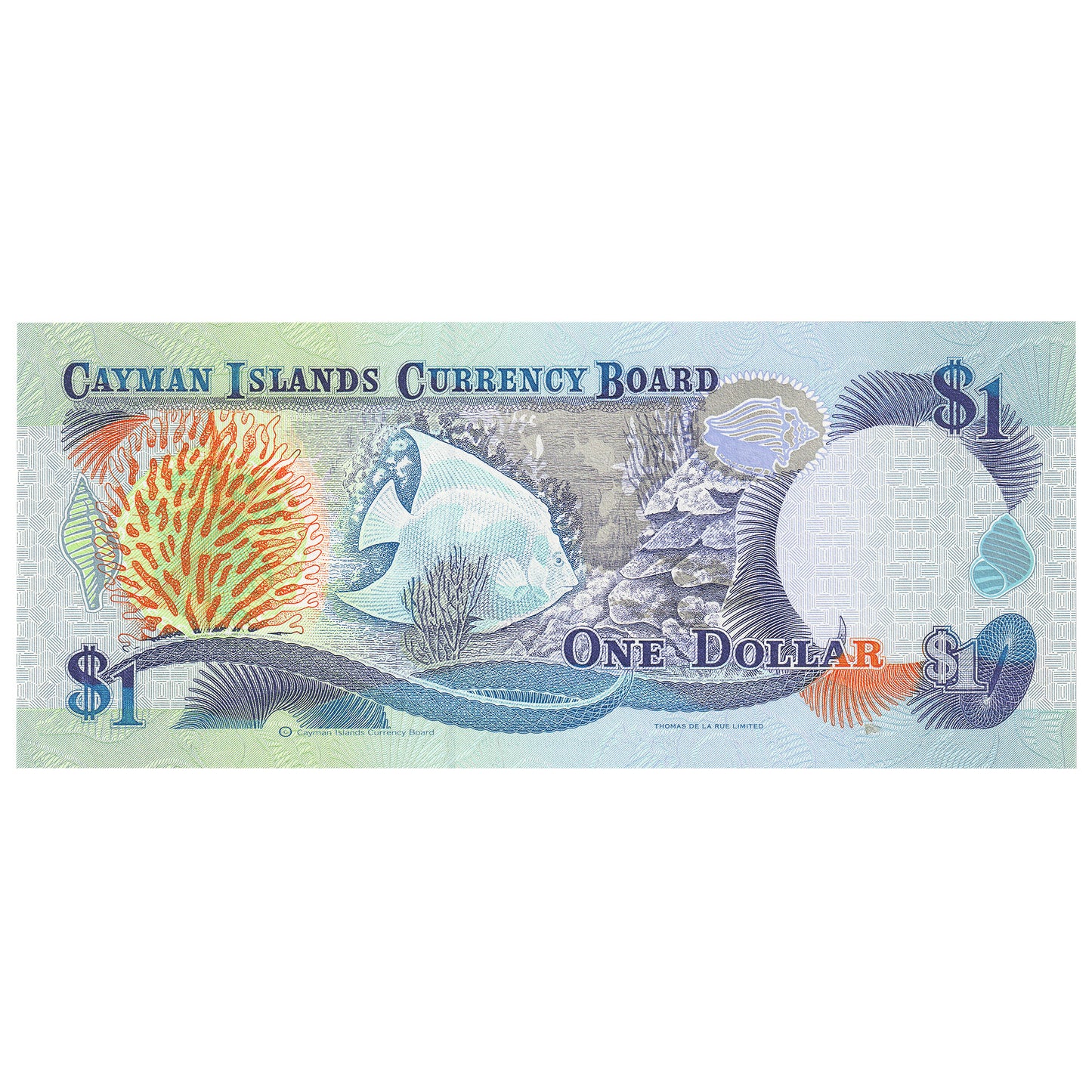Cayman Islands 1996 1 Dollar Note, Pick #16b, B/2, UNC