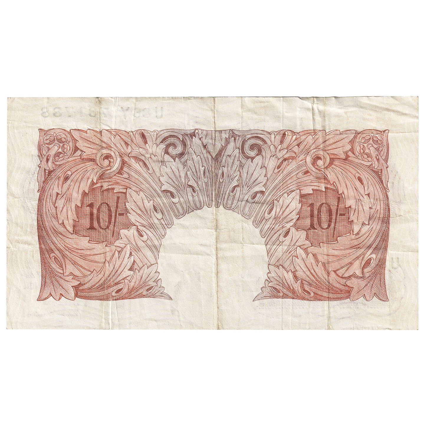 Great Britain 1955 10 Shilling Note, BE31f, VF