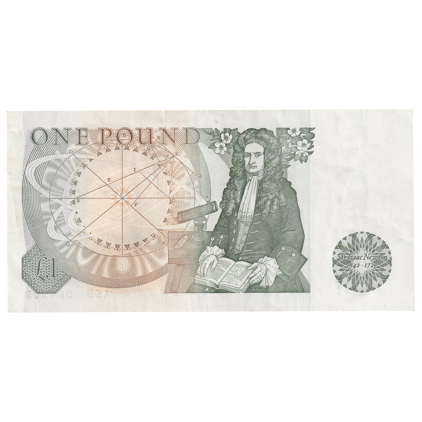 Great Britain 1978 1 Pound Note, BE83b, AU