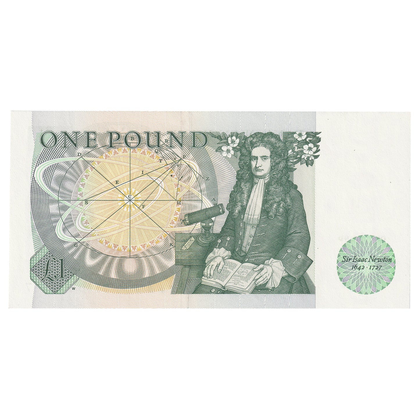 Great Britain 1 Pound Note, Pick #377b, UNC