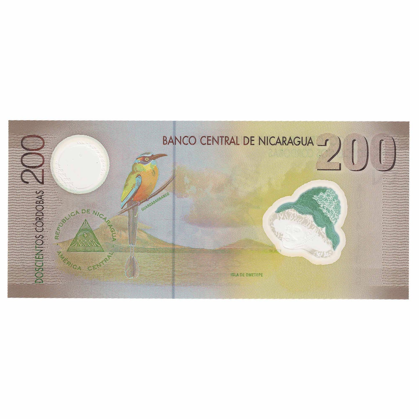 Nicaragua 2007 200 Cordobas, Pick #205a, UNC