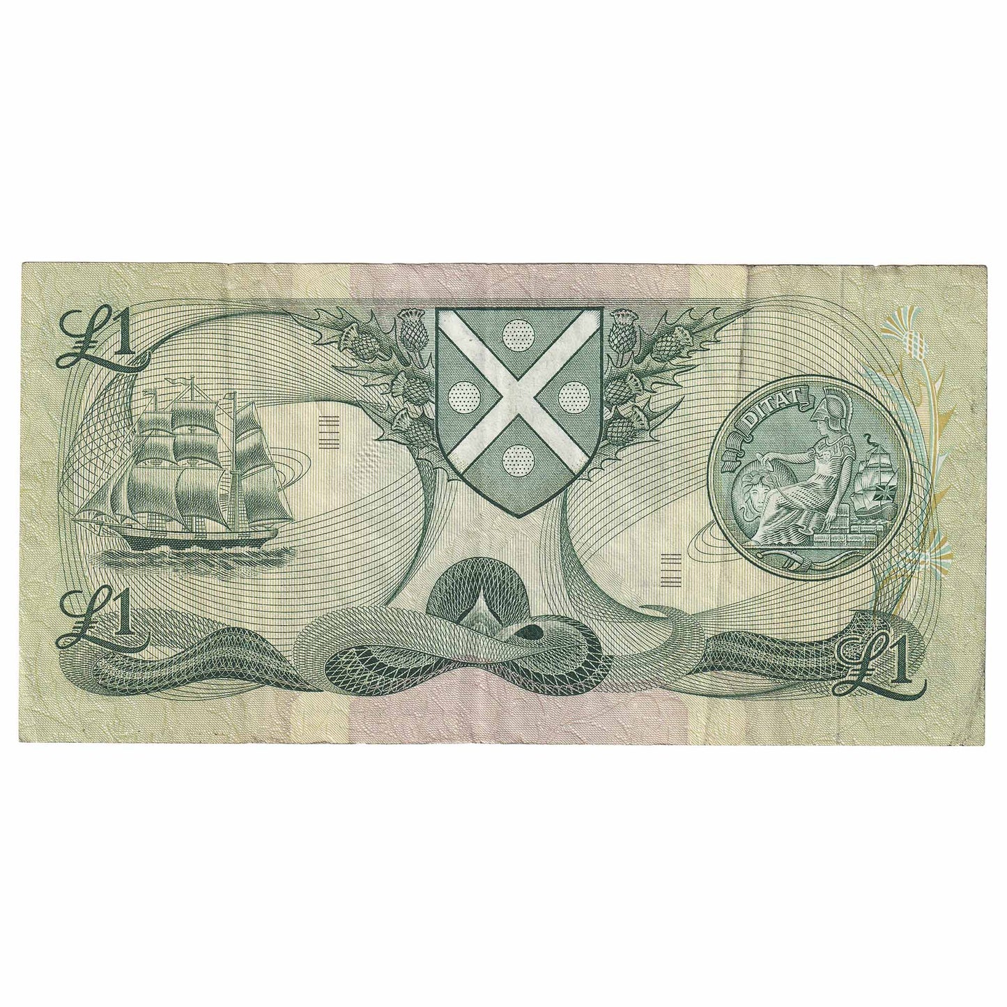 Scotland 1972 Bank of Scotland 1 Pound Note, SC109b, VF-EF