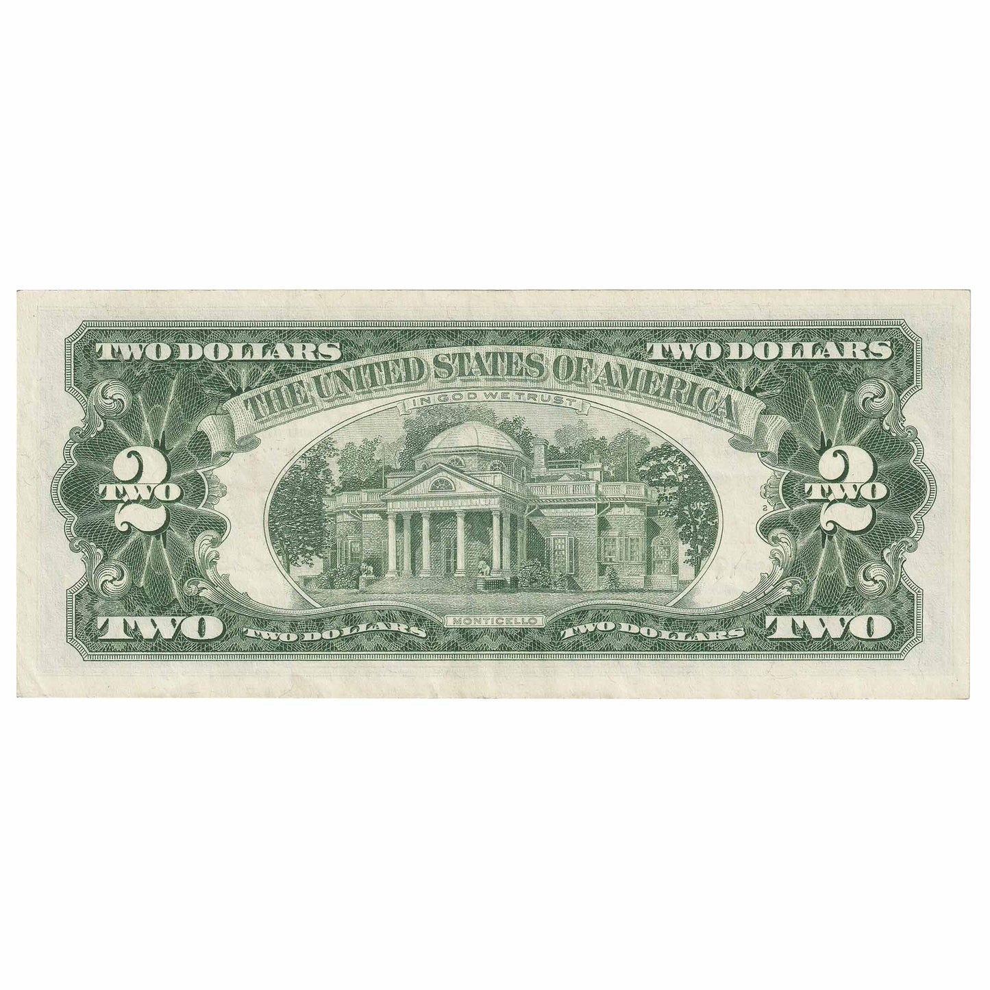 USA 1953C $2 Note, FR #1512, Granahan-Dillon, EF-AU