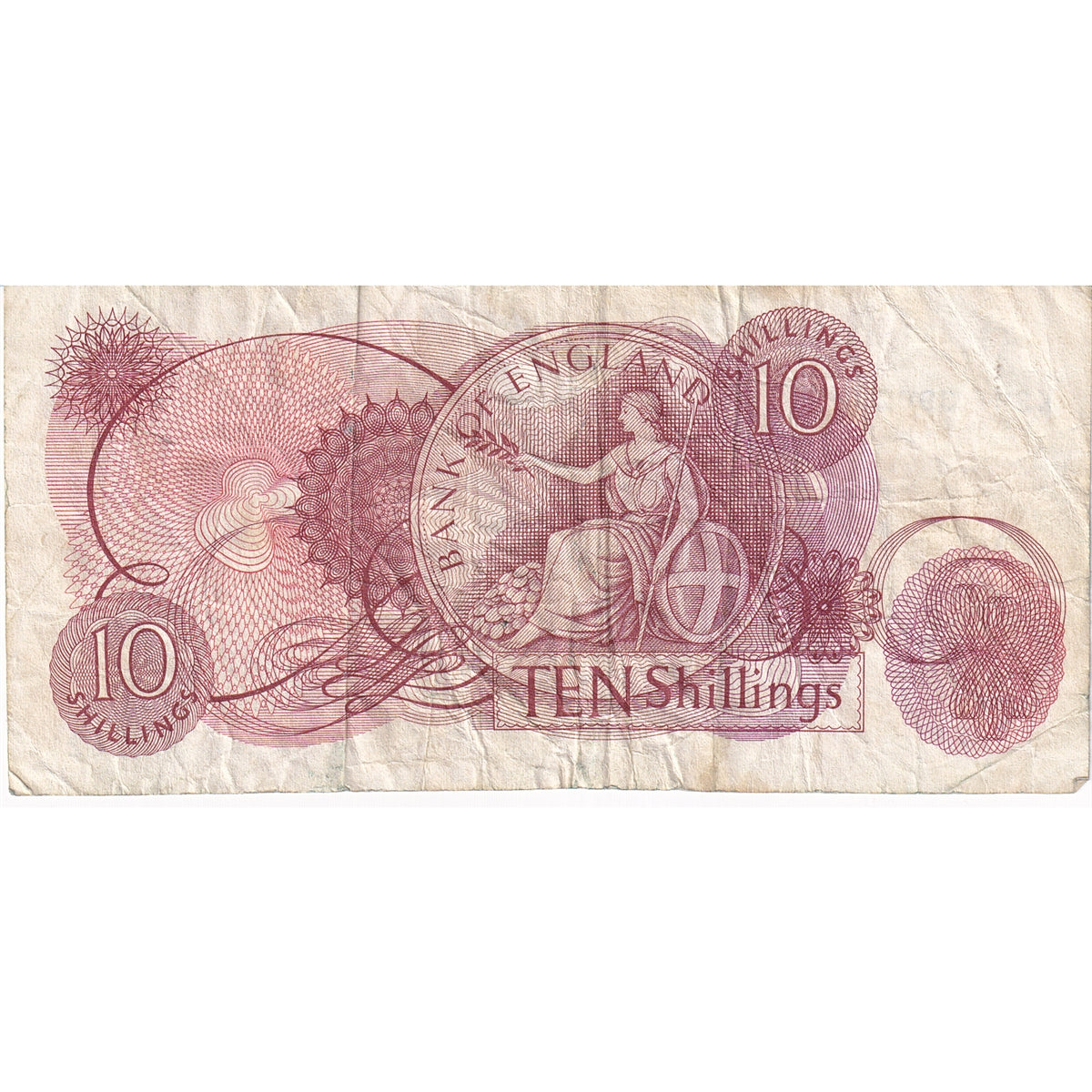Great Britain 1961 10 Shilling Note, K-, VF