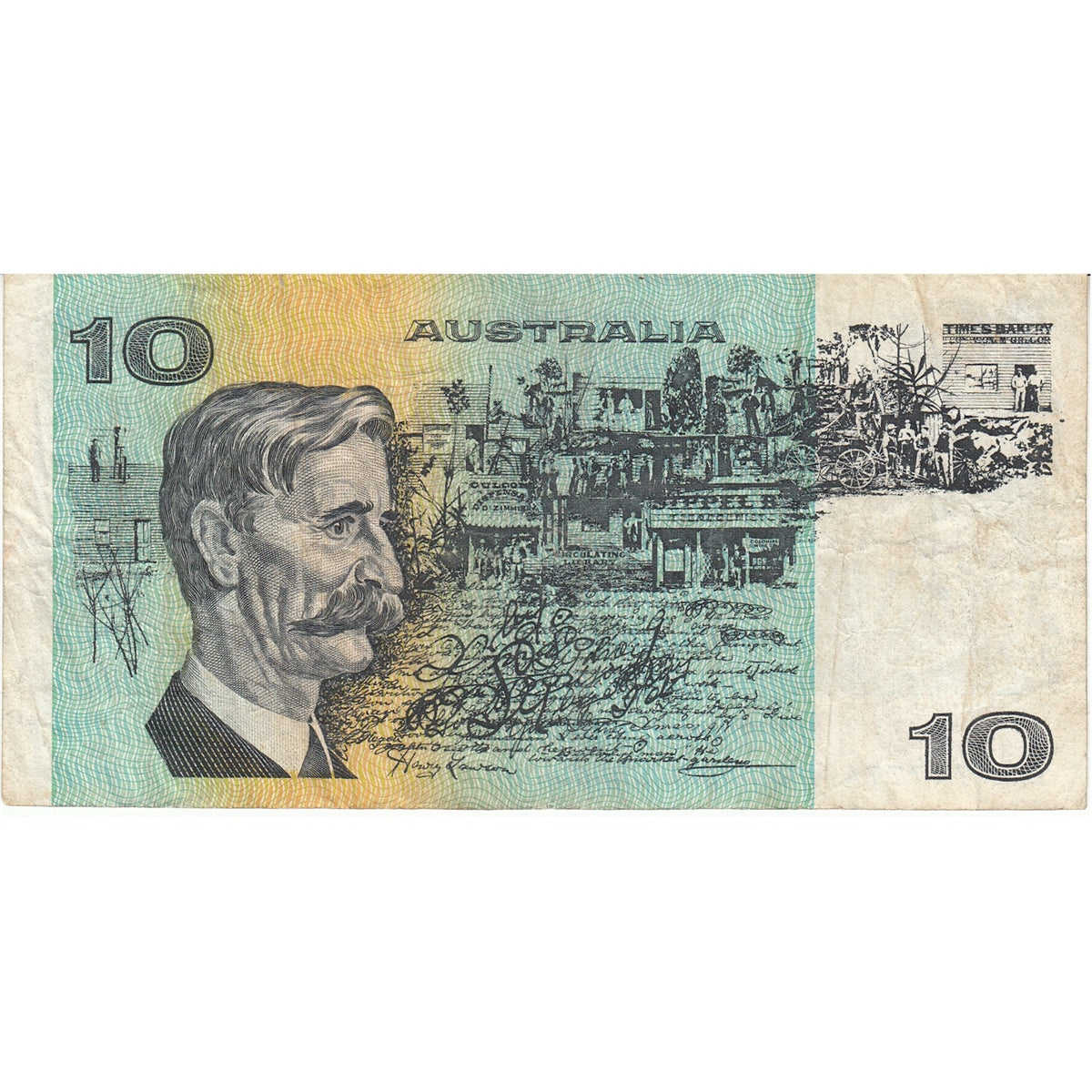 Australia Note 1979 10 Dollars, F-VF